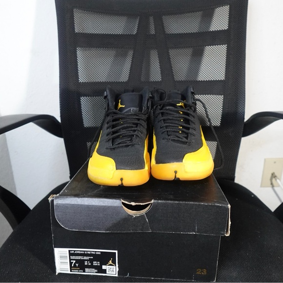 Jordan Kids Sneakers Black Yellow
